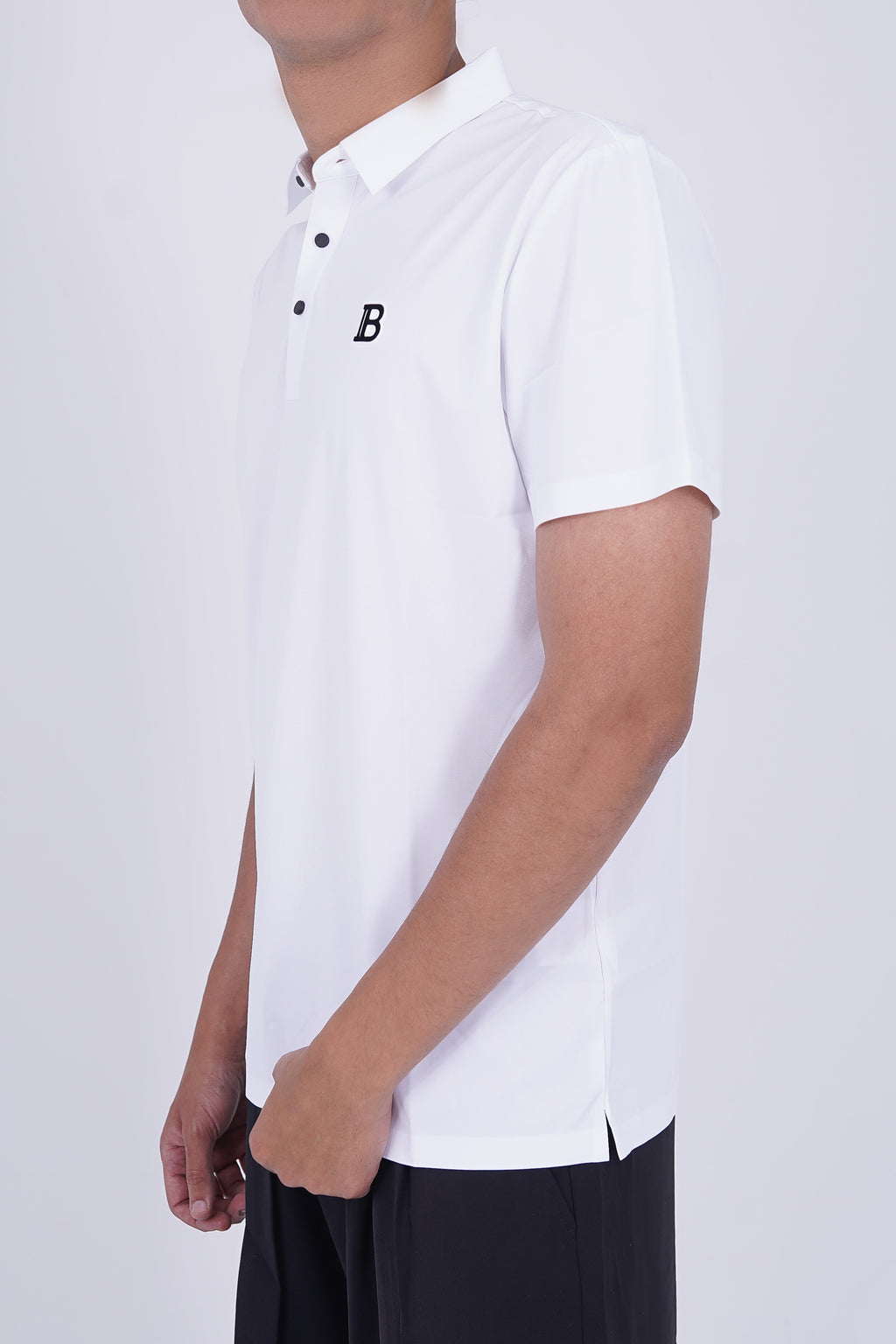 Balmain Men's Short-Sleeve Logo Polo Shirt – Athletic Luxury Edition