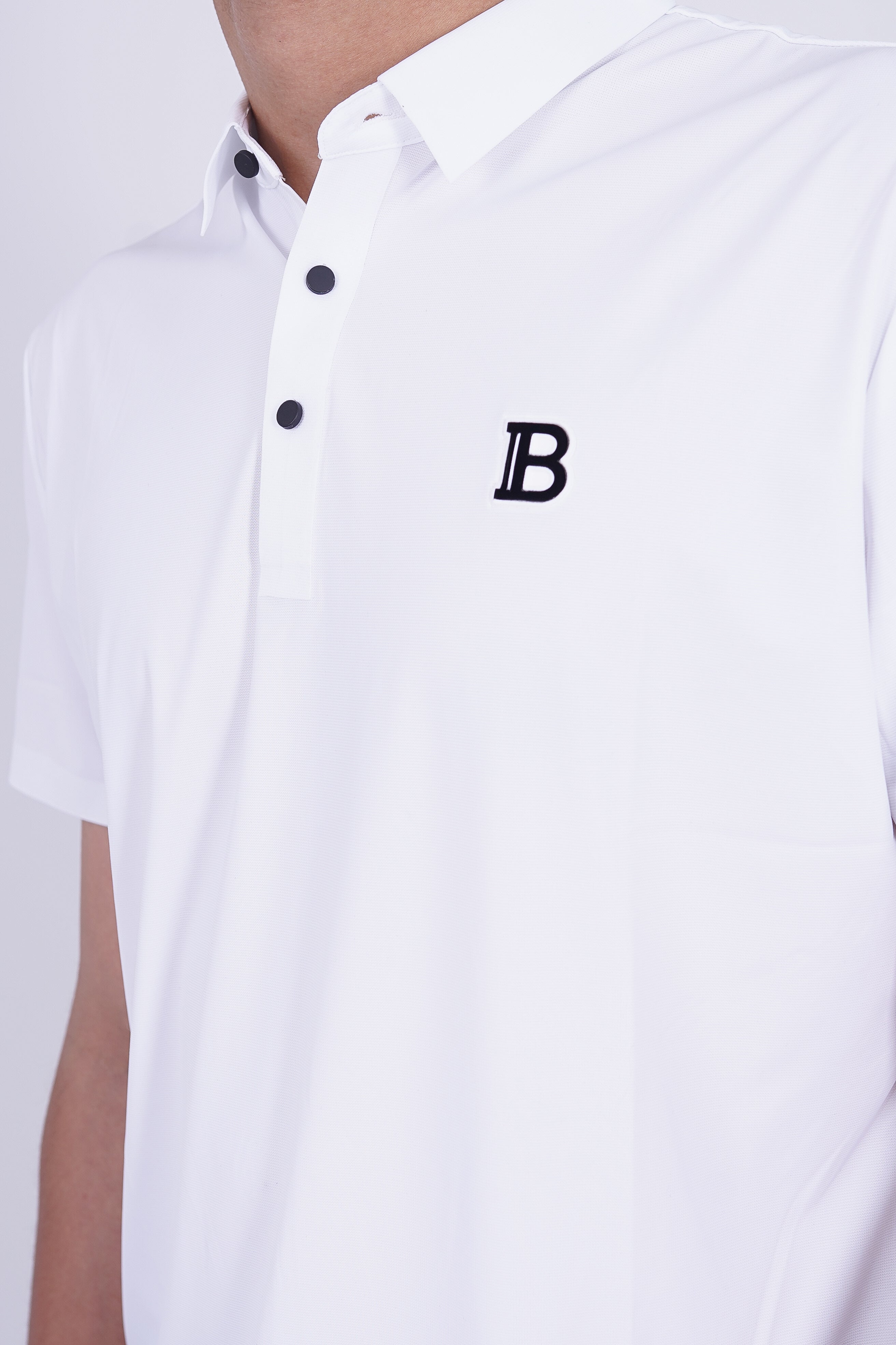 Balmain Men's Short-Sleeve Logo Polo Shirt – Athletic Luxury Edition