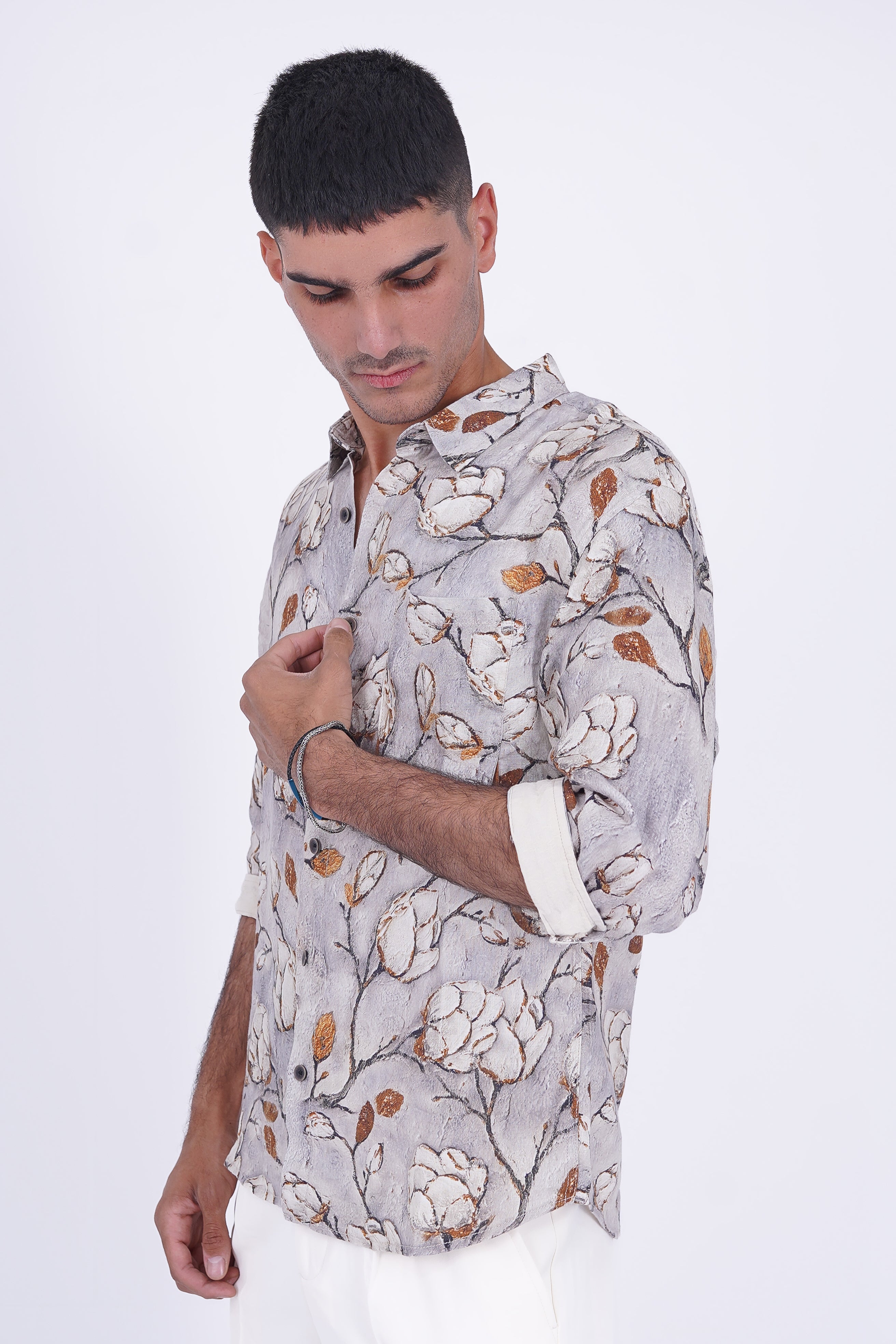 Magnolia Lithograph Textured Shirt