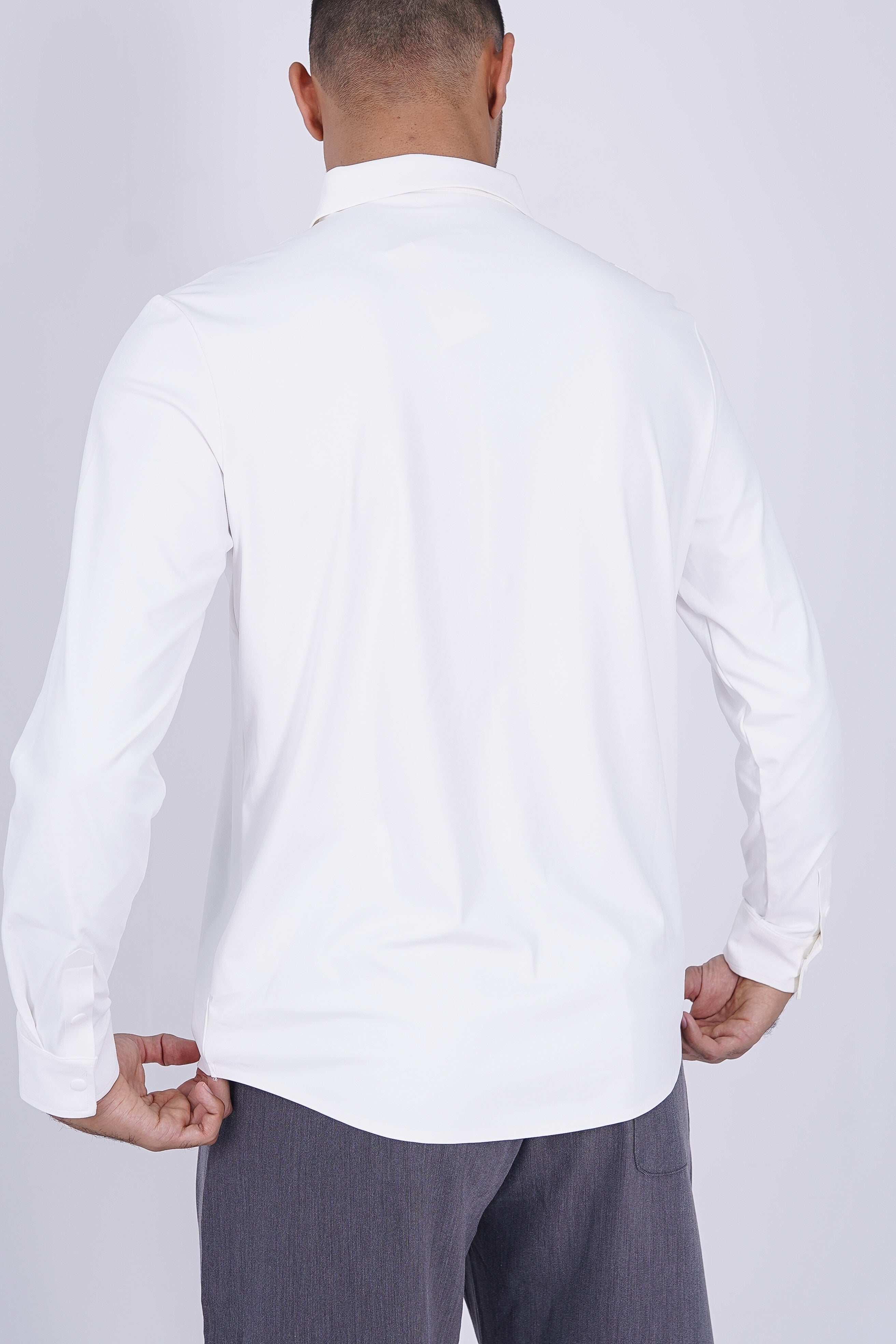 Emporio Armani Tech-Stretch Long Sleeve Shirt
