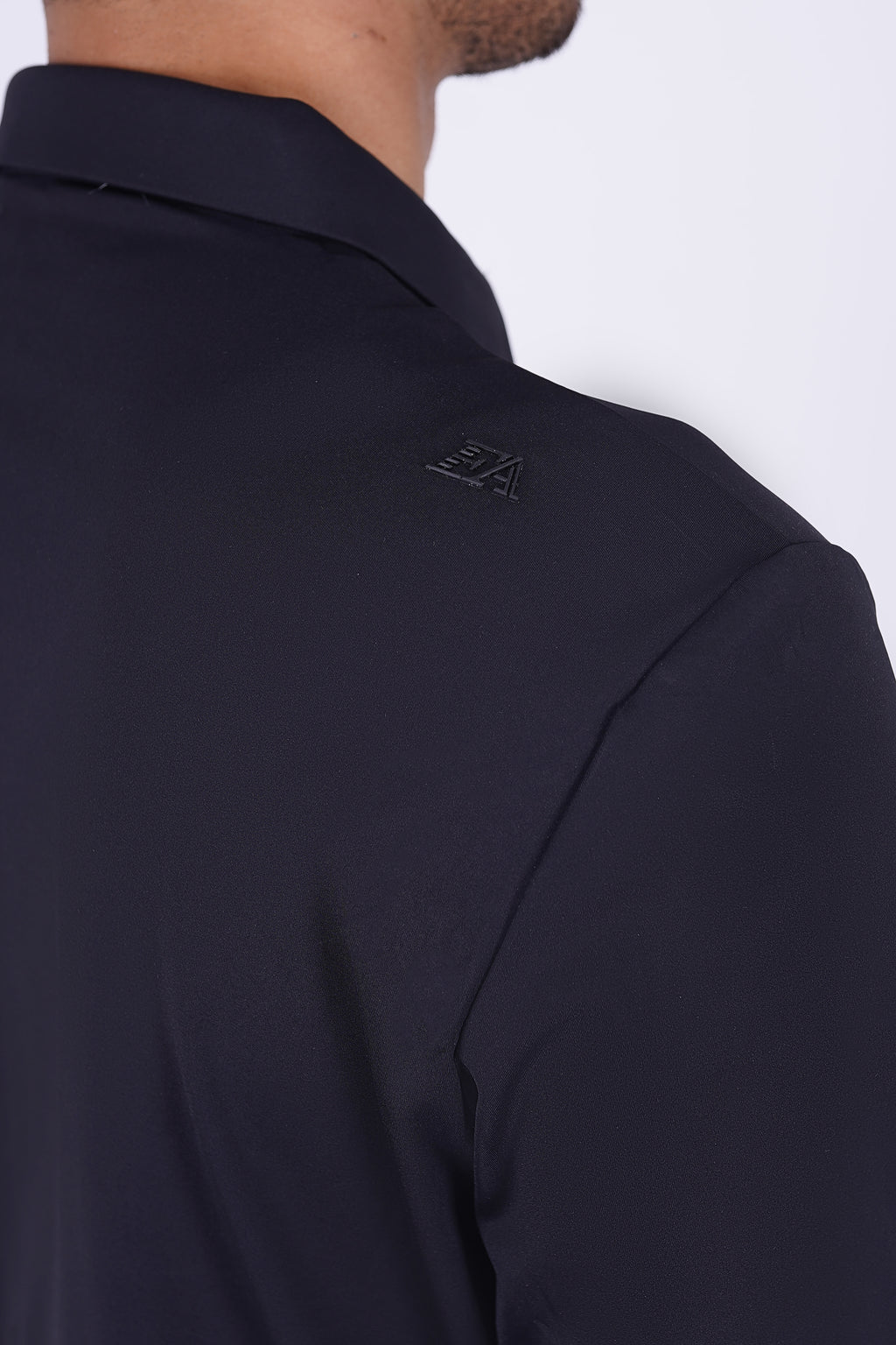 Emporio Armani Tech-Stretch Long Sleeve Shirt Black