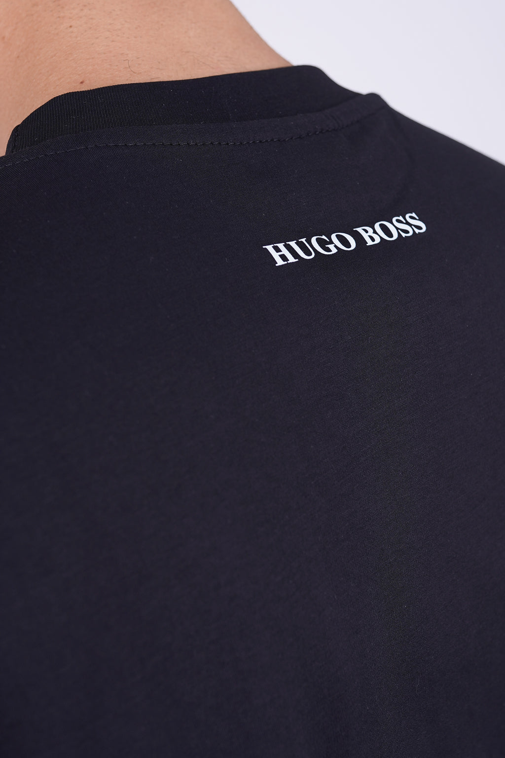 BOSS Men’s 3D Logo Cotton T-Shirt Black – Modern Premium Casual Essential