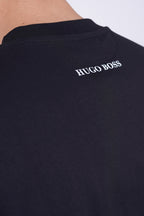 BOSS Men’s 3D Logo Cotton T-Shirt Black – Modern Premium Casual Essential