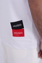 HUGO Camo Box Logo T-Shirt white
