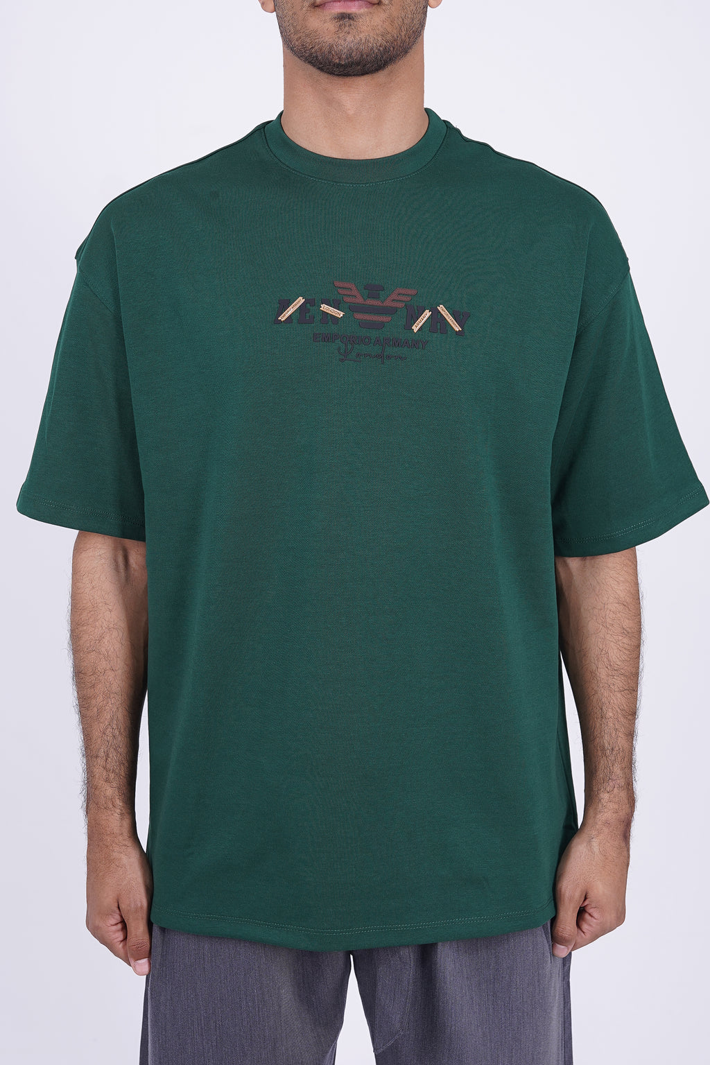 Emporio Armany Graphic T-Shirt Olive – Premium Casual Comfort