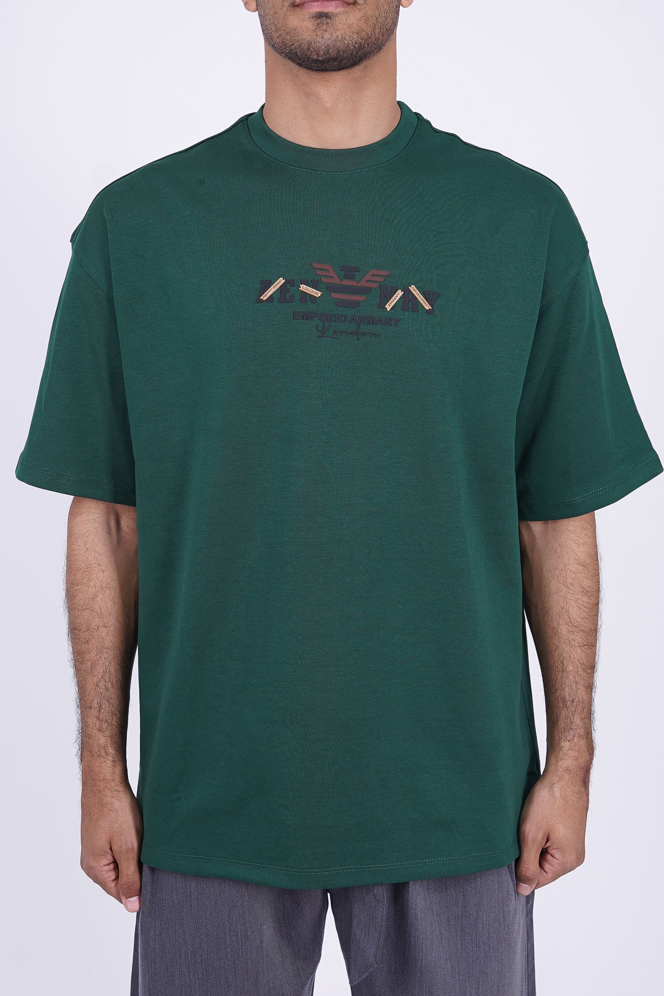 Emporio Armany Graphic T-Shirt Olive – Premium Casual Comfort