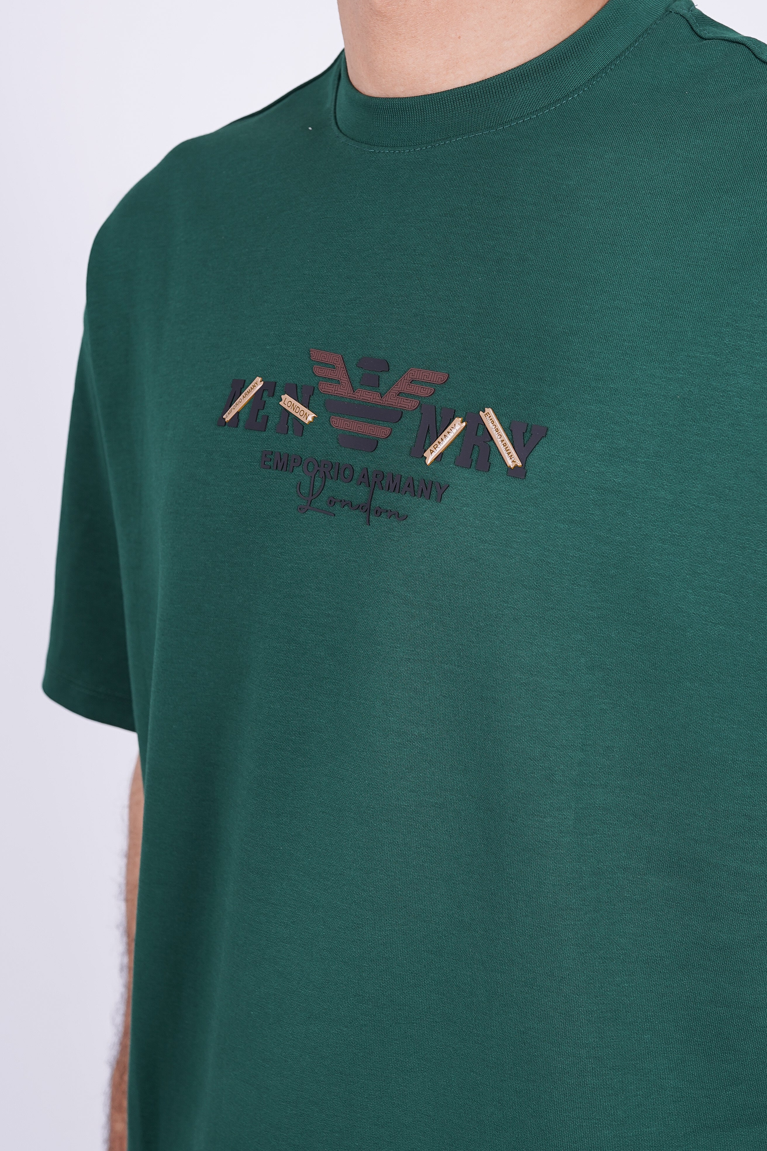 Emporio Armany Graphic T-Shirt Olive – Premium Casual Comfort