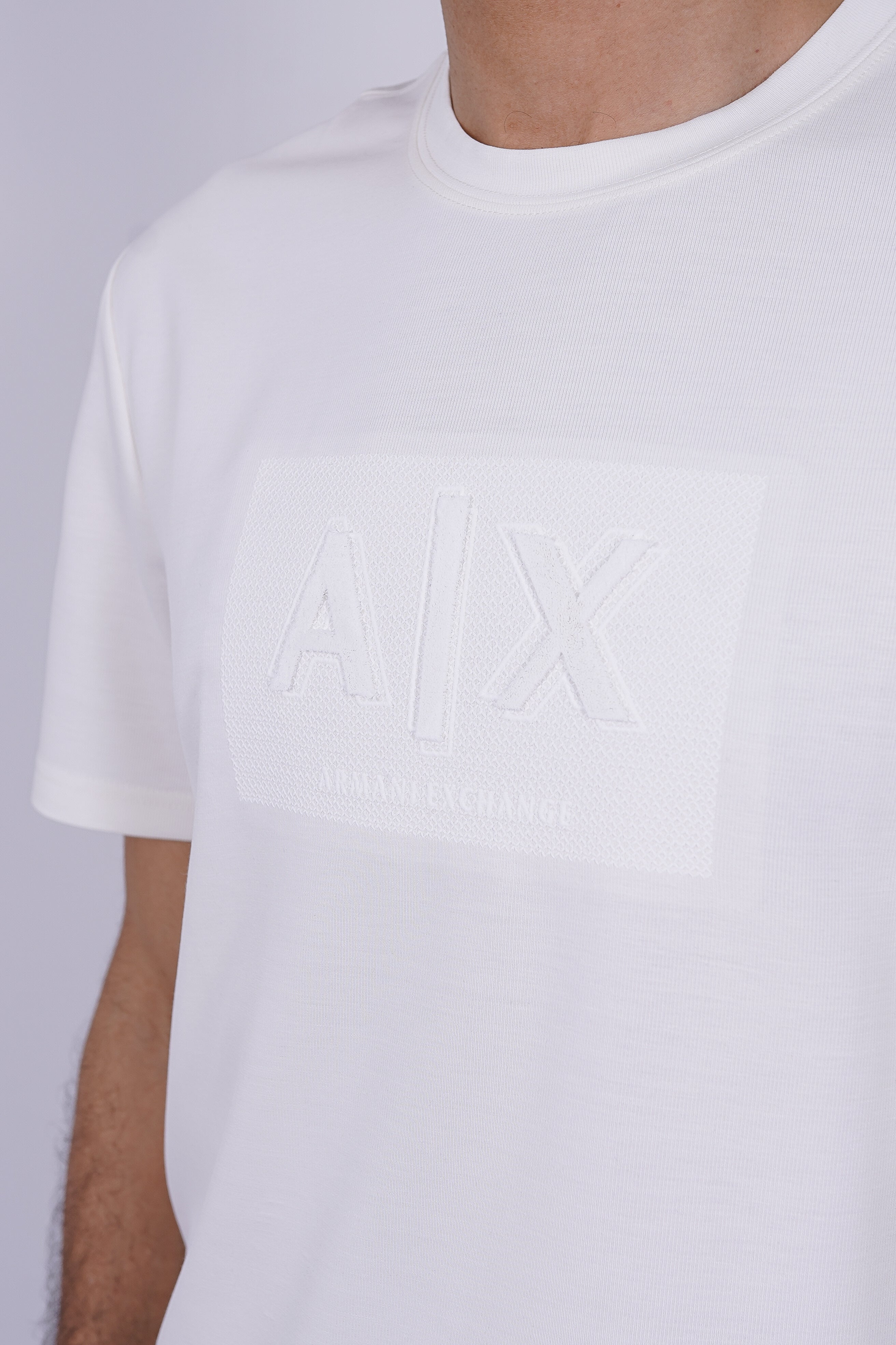 Armani Exchange Men’s 3D Logo Crew Neck T-Shirt – Premium Casual Essentials