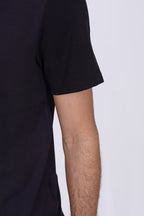Armani Exchange Men’s 3D Logo Crew Neck T-Shirt Black – Premium Casual Essentials