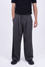 The Belted Wide-Leg Trouser
