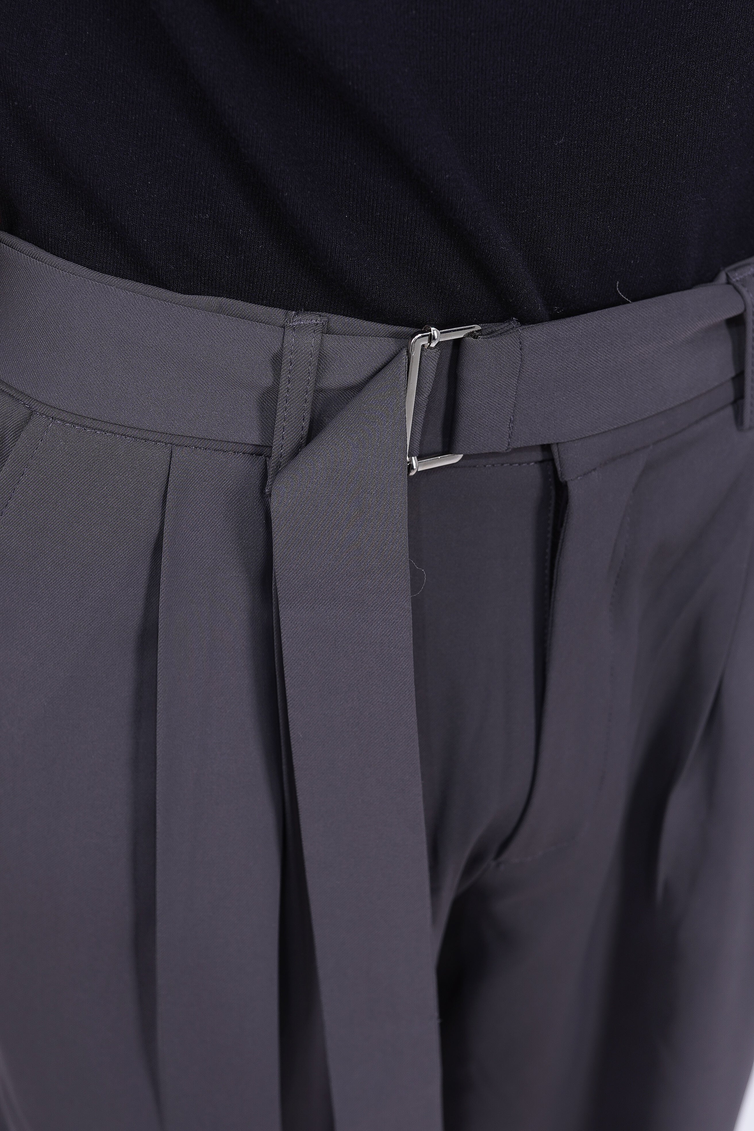 The Belted Wide-Leg Trouser