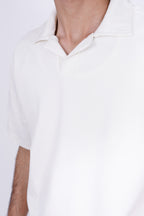 The Relaxed Piqué Lounge Set White