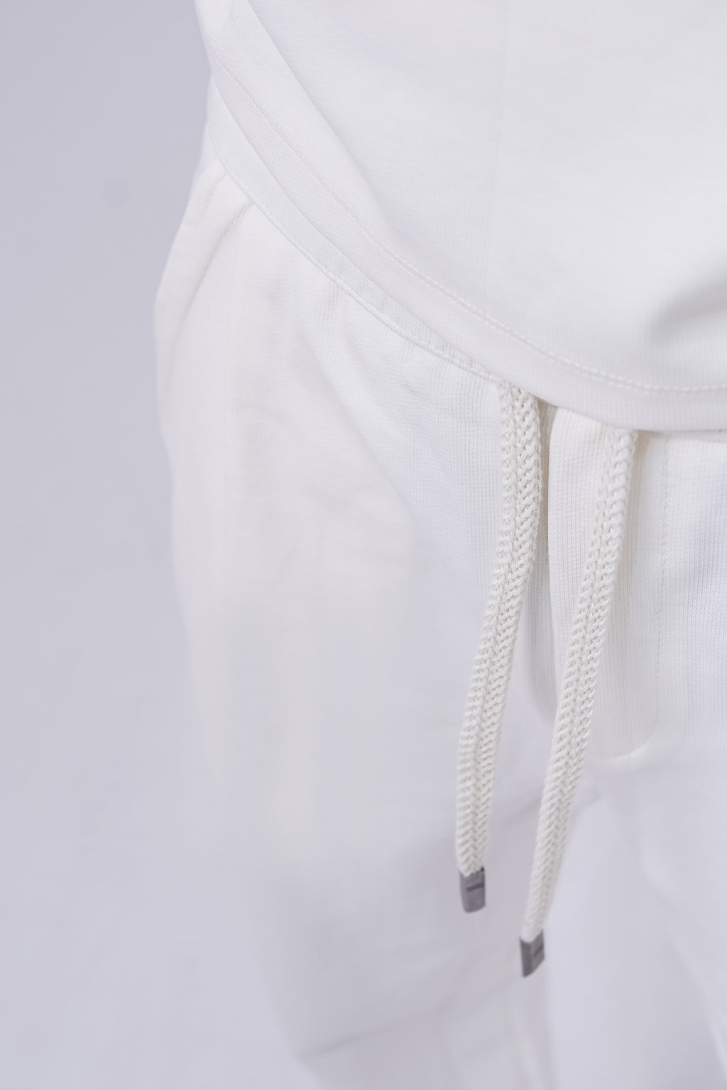 The Relaxed Piqué Lounge Set White