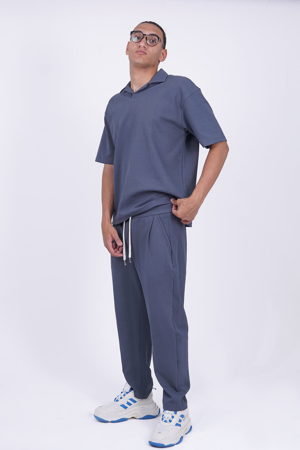 The Relaxed Piqué Lounge Set