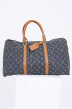 The Monogram Denim Keepall Travel Bag